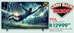 Beares TCL 55" Google UHD TV offer