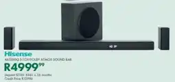 Beares Hisense ax5100q 5.1 ch dolby atmos sound bar offer