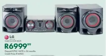 Beares LG CJ45 2.1CH Hi-Fi offer