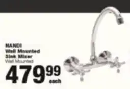 Build It Nandi Wall Mounted Sink Mixer offer