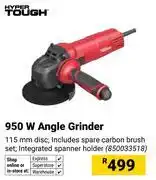 Builders Warehouse Hyper Tough 950W Angle Grinder 850033518 offer