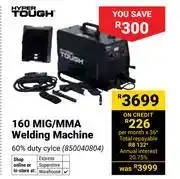 Builders Warehouse Hyper Tough 160 MIG/MMA Welding Machine 850040804 offer