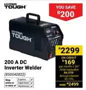 Builders Warehouse Hyper Tough 200A DC Inverter Welder 850040822 offer