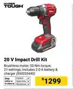 Builders Warehouse Hyper Tough 20V Impact Drill Kit 850033440 offer