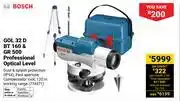Builders Warehouse Bosch GOL 32 D BT 160 & GR 500 Professional Optical Level 774571 offer