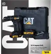 Builders Warehouse CAT 18V Impact Drill 787173 offer