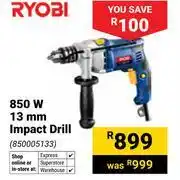Builders Warehouse Ryobi 850W 13mm Impact Drill 850005133 offer