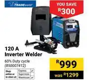 Builders Warehouse Tradeweld 120A Inverter Welder 850007412 offer
