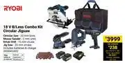 Builders Warehouse Ryobi 18V B/Less Combo Kit Circular Jigsaw 850043303 offer