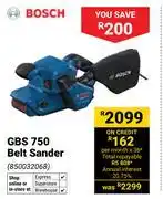 Builders Warehouse Bosch GBS 750 Belt Sander 850032068 offer