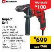 Builders Warehouse Einhell Impact Drill 768751 offer