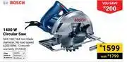 Builders Warehouse Bosch 1400W Circular Saw 754352 offer
