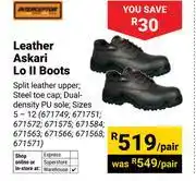 Builders Warehouse Interceptor Askari L II Boots-Per Pair offer