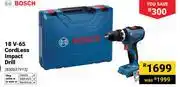Builders Warehouse Bosch 18V-65 Cordless Impact Drill 850037915 offer