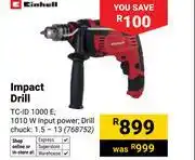 Builders Warehouse Einhell Impact Drill 768752 offer