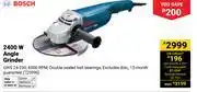 Builders Warehouse Bosch 2400W Angle Grinder 720990 offer