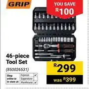 Builders Warehouse Grip 46-Piece Tool Set 850026531 offer
