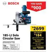 Builders Warehouse Bosch 185-Li Solo Circular Saw 850025770 offer