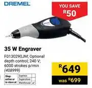 Builders Warehouse Dremel 35W Engraver 408999 offer