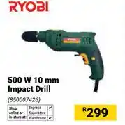 Builders Warehouse Ryobi 500W 10mm Impact Drill 850007426 offer