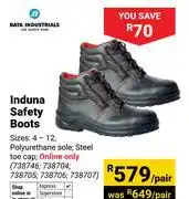 Builders Warehouse Bata Industrials Induna Safety Boots-Per offer