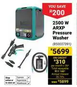 Builders Warehouse 2500W ARXP Pressure Washer 850037391 offer