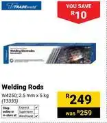 Builders Warehouse Tradeweld Welding Rods 2.5mm W4250-5Kg offer