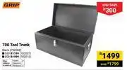 Builders Warehouse Grip 700 Tool Trunk (Black) 782008 offer