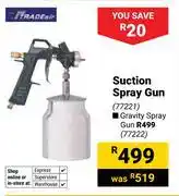 Builders Warehouse Tradeair Suction Spray Gun 77221 offer