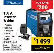 Builders Warehouse Tradeweld 150A Inverter Welder 850007462 offer