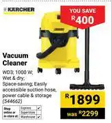 Builders Warehouse Karcher Vacuum Cleaner 544662 offer