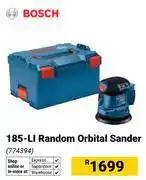 Builders Warehouse Bosch 185-Li Random Orbital Sander 774394 offer