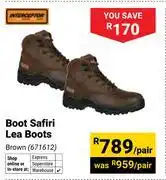 Builders Warehouse Interceptor Boots Safari Lea Boots (Brown) 671612-Per Pair offer