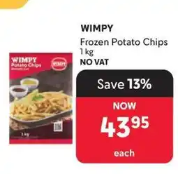 Makro Wimpy Frozen Potato Chips offer