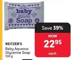 Makro REITZER'S Baby Aqueous Glycerine Soap offer