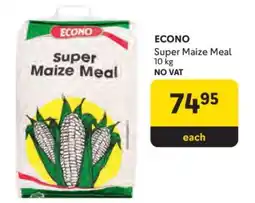 Makro ECONO Super Maize Meal offer