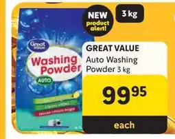 Makro Great Value Auto Washing Powder 3 kg offer