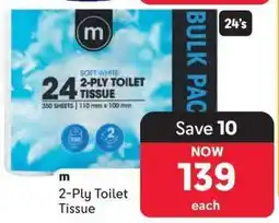 Makro m 2-Ply Toilet Tissue offer