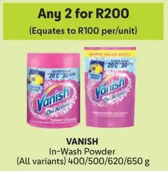 VANISH In-Wash Powder