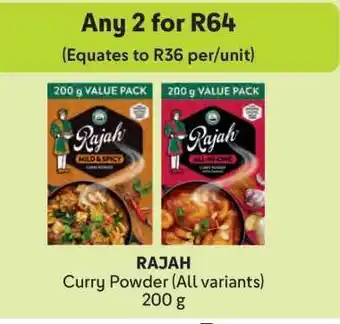 RAJAH Curry Powder (All variants)