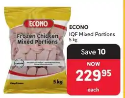 Makro ECONO IQF Mixed Portions offer