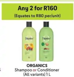 Makro Organics Shampoo or Conditioner offer