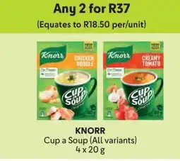 Makro KNORR Cup a Soup (All variants) offer