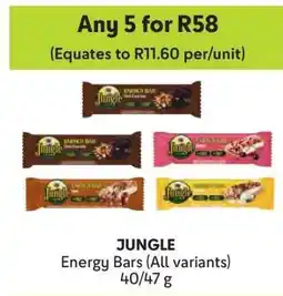 Makro Jungle Energy Bars offer