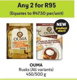 Makro Ouma Rusks All Variants offer