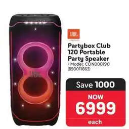 Makro PartyBox Club 120 Portable Party Speaker offer