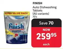 Makro FINISH Auto Dishwashing Tablets offer