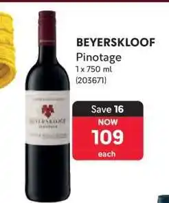 Makro BEYERSKLOOF Pinotage offer