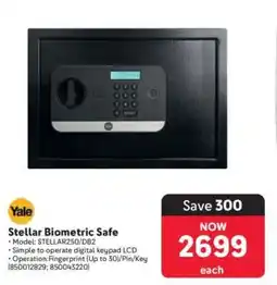 Makro Stellar Biometric Safe offer