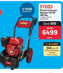 Makro STECO Petrol Pressure Washer 7.0 HP 180 Bar offer